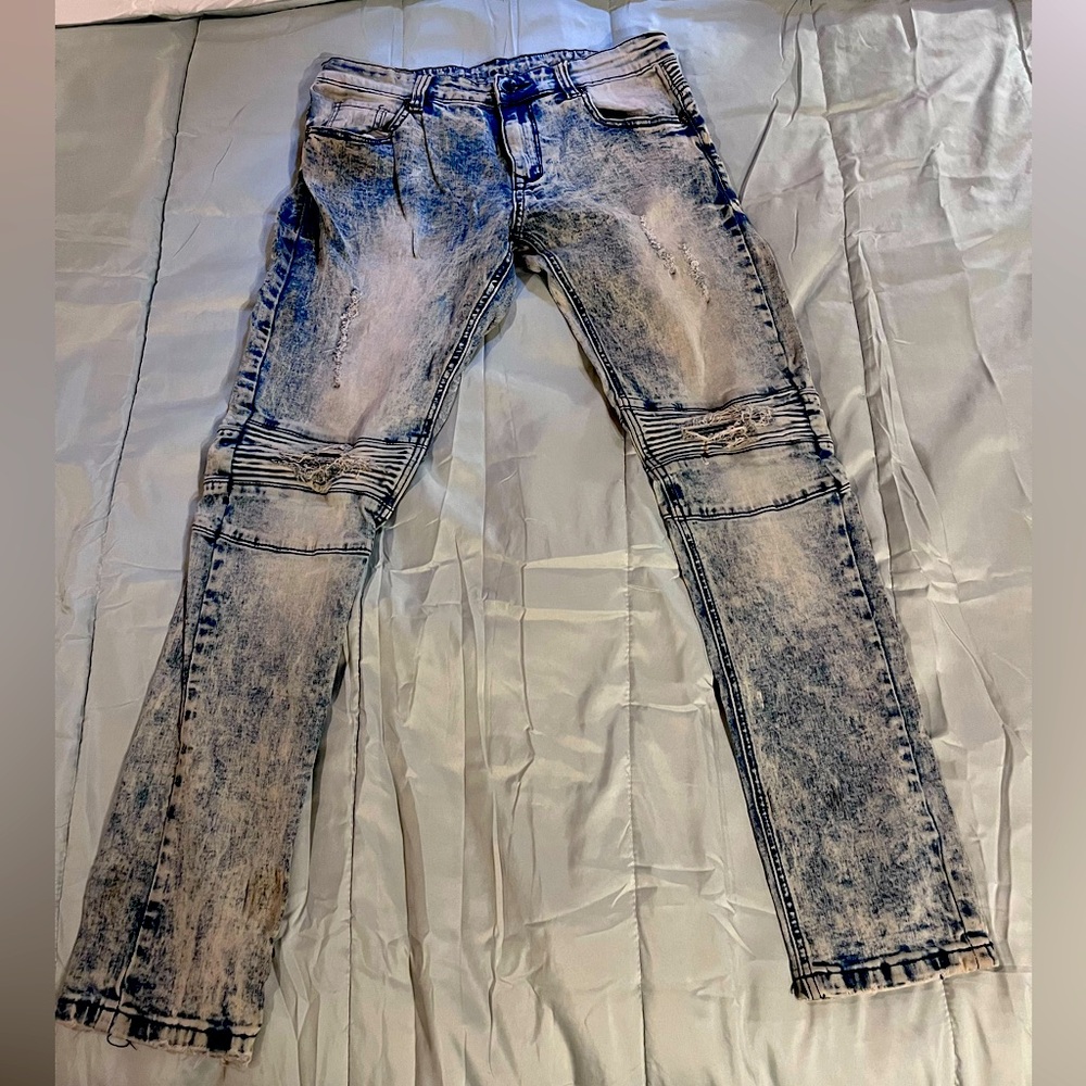 Kilogram Skinny Moto Jeans 34